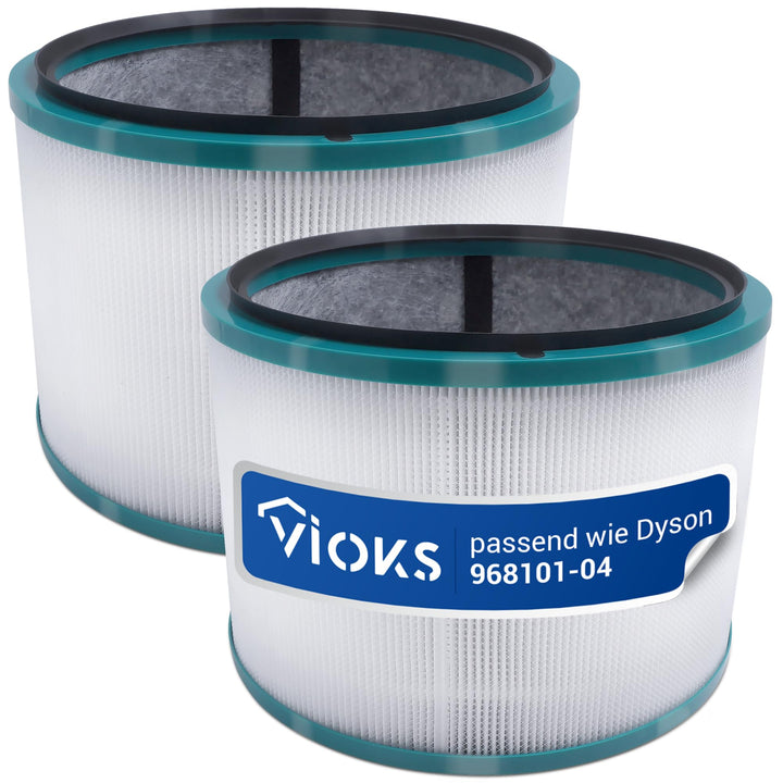 VIOKS 2x Luftreiniger Hepa-Filter Ersatz für Dysоn Ersatzfilter Luftreiniger 968101-04 - Filter für