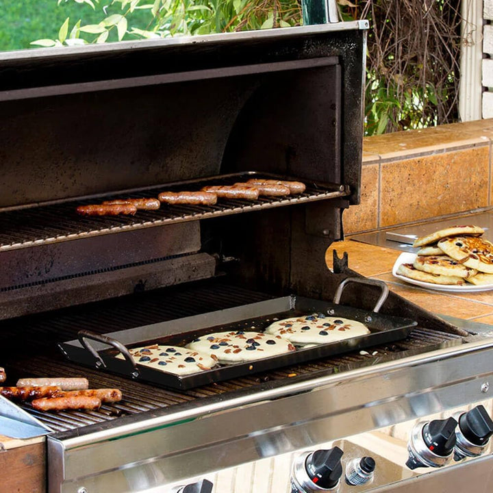 Lodge 45,72 x 25,4 cm/45,7 x 25,4 cm Seasoned Stahl Grillpfanne 45,7 cm Grillplatte, 45,7 cm Grillpl