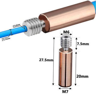 Upgrade Ender 3 All Metal Bimetal Heatbreak Hochtemperatur Druckkopf Hotend Kit für Creality Ender 3