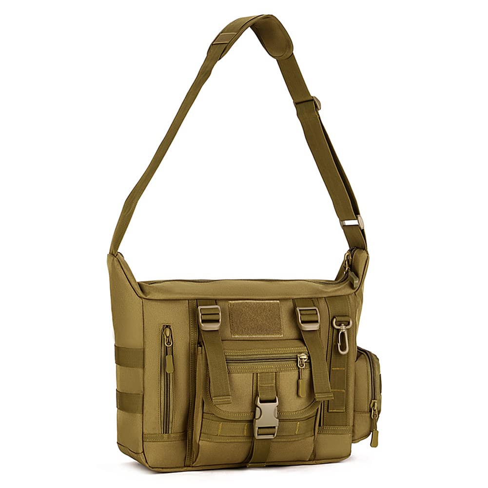 Huntvp Taktisch Schultertasche Militär Crossbody Bag Sling Tasche Wasserabweisend Umhängetasche Mess