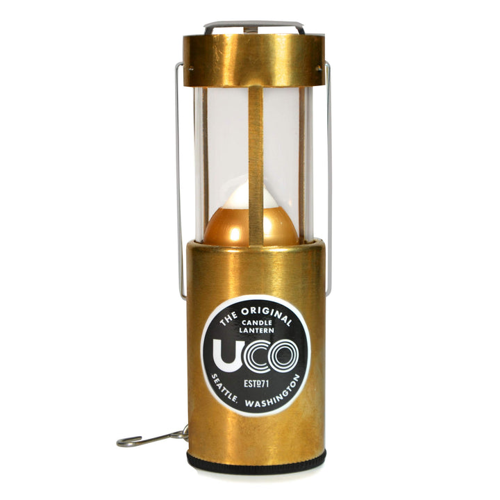 UCO Original eloxierte Kerzenlaterne Brass Messing Poliert, Brass Messing Poliert