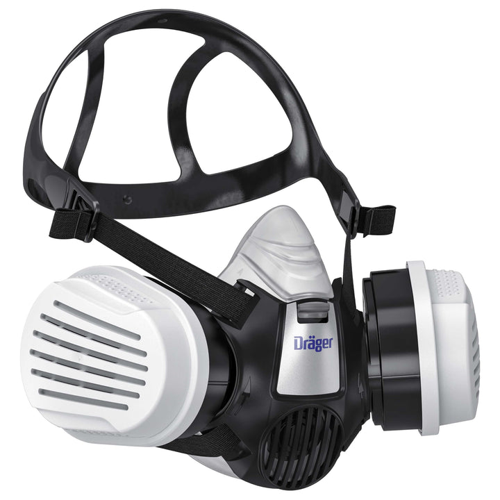 Dräger X-plore 3300 Maler Halbmasken-Set inkl. A2 P3 Kombi-Filter | Grössen S/M/L | gegen Gase, Dämp