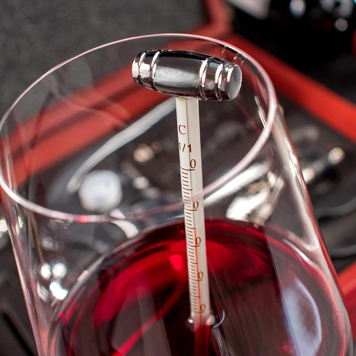 AMAVEL Wein Sommelier Set (10-teilig): Das perfekte Wein Geschenk mit Korkenzieher als Weinöffner, W