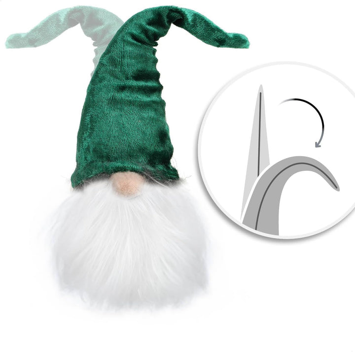 com-four® 6X Premium Weihnachts-Wichtel - winterliche Zwergen-Figur mit Zipfelmütze - skandinavische