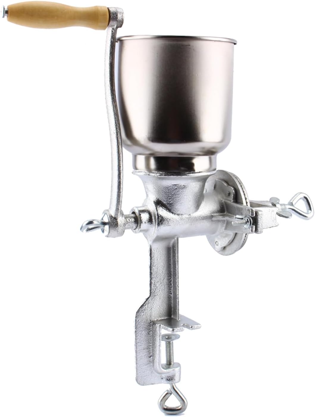 Manuelle Mühlen Getreidemühle Manuelle Gusseisen Desktop-Bohnenmühle Kaffeemühle Handbohnenmühle Get