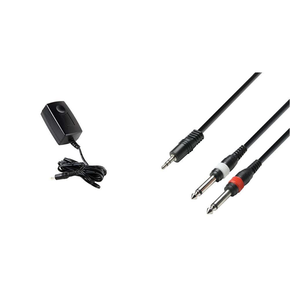 KORG KA350 Stromversorgung für Monotribe &amp; K3 YWPP 0600 Audiokabel 3, 5 mm Klinke stereo auf 2 x 6,