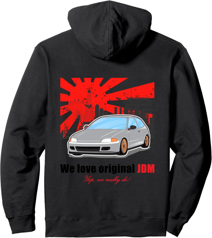 jdm tuning auto Pullover Hoodie