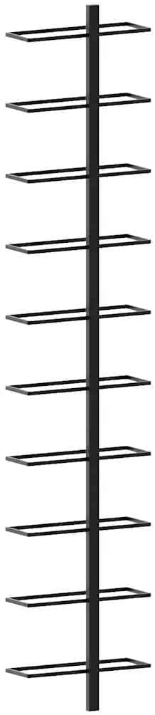 vidaXL Wand Weinregal für 10 Flaschen Flaschenregal Flaschenhalter Wandregal Hängeregal Flaschenstän