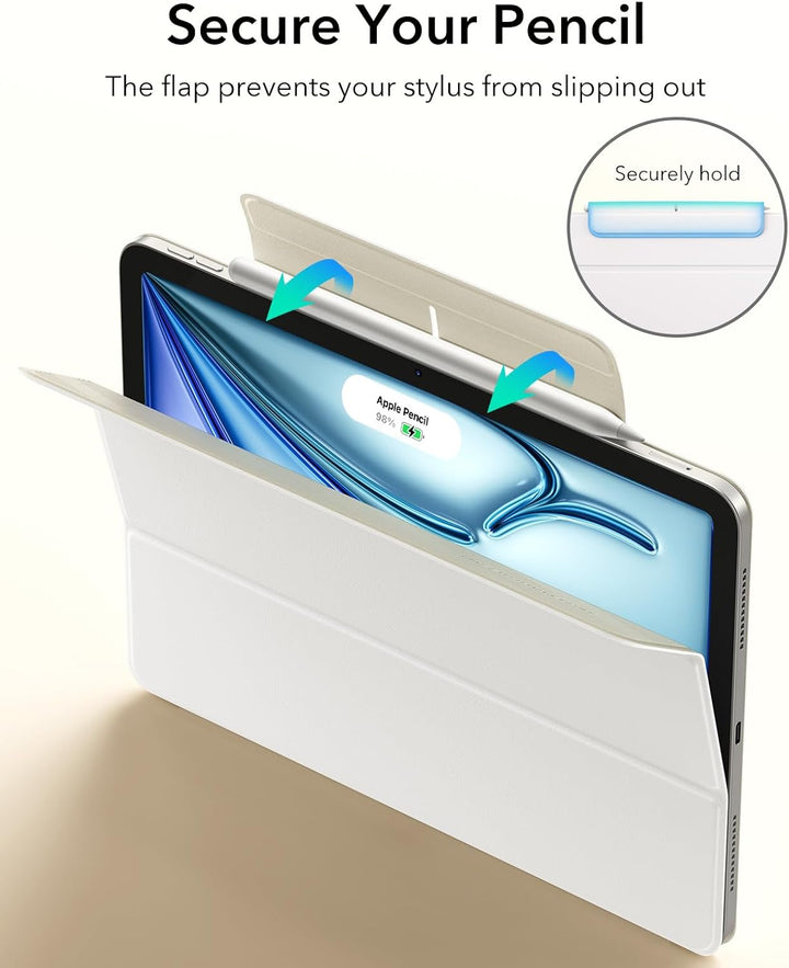 ESR für iPad Air 11 Zoll 2026 Hülle M4/M3/M2, iPad Air 5/4 Hülle (2025/2024/2022/2020) Starke Magnet
