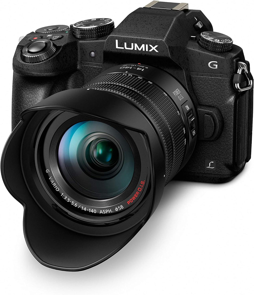 Panasonic LUMIX DMC-G81HAEGK Systemkamera 4K mit 14-140 mm MFT Objektiv, 16 MP, Dual I.S., Hybrid-Ko