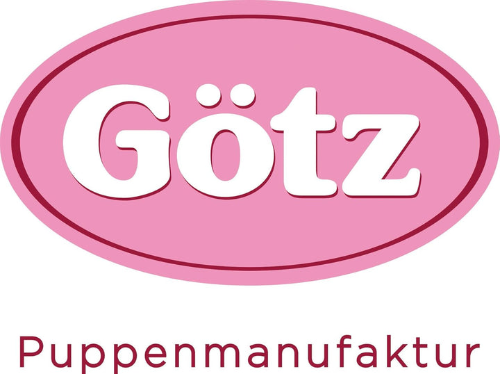 Götz 3402331 Fahrradhelm White Dots - Reithelm mit weissen Punkten für Puppen - passt für Stehpuppen