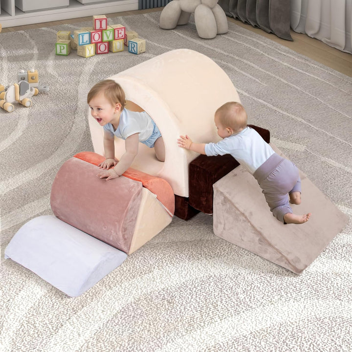 BanaSuper Schaumstoff-Kletterblöcke für Kinder, Schaumstoff Bausteine XXL, EN71-zertifiziert & rutsc