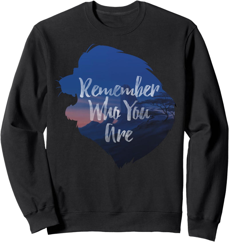 Disney The Lion King Mufasa Remember Who You Are Silhouette Sweatshirt