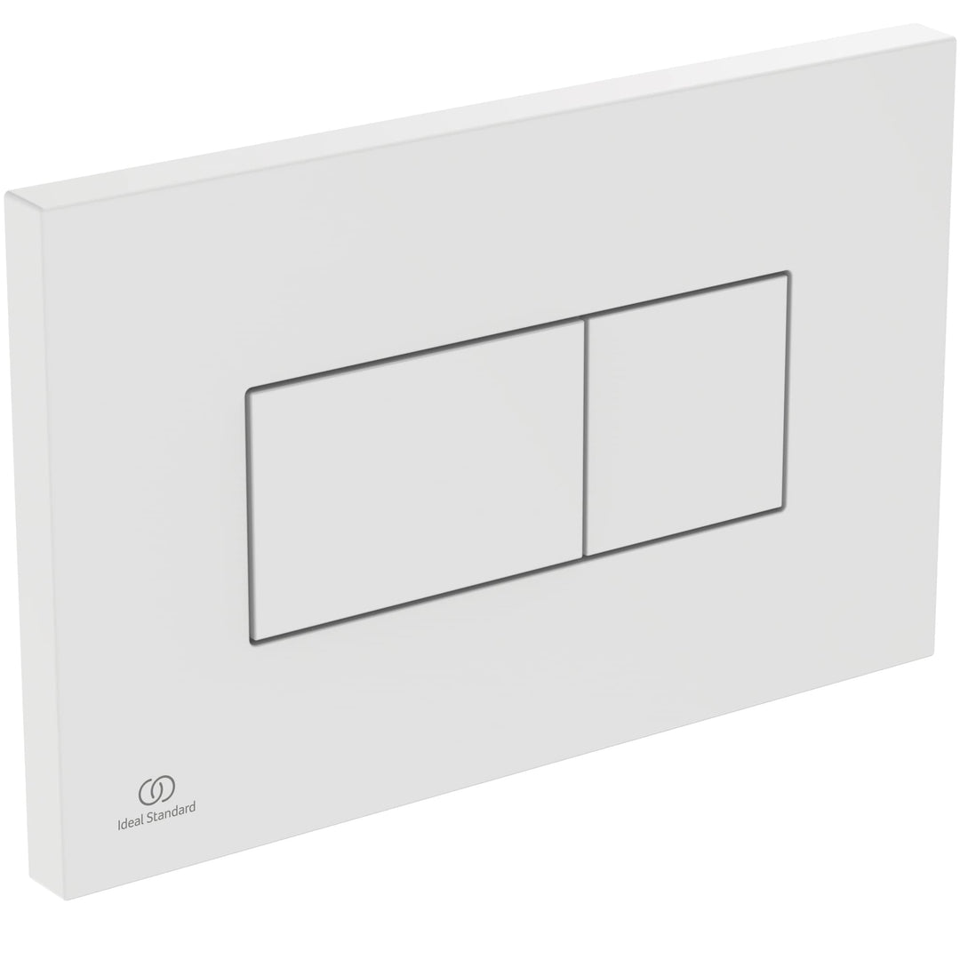 Ideal Standard R0110AC WC Betätigungsplatte, weiss, Solea P2 Pneumatic Toilet Flush Plate - White So