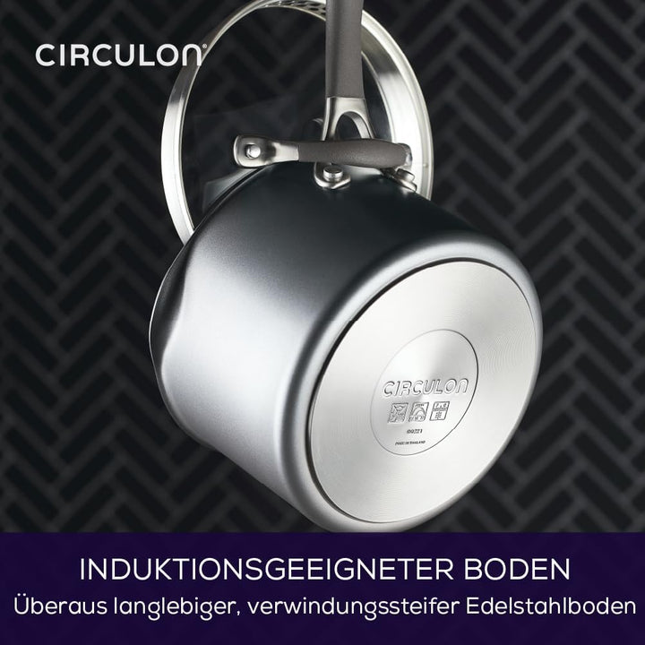 Circulon Scratch Defense Saucentopf-Set - Induktions-Saucenpfannen-Set mit Antihaftbeschichtung und