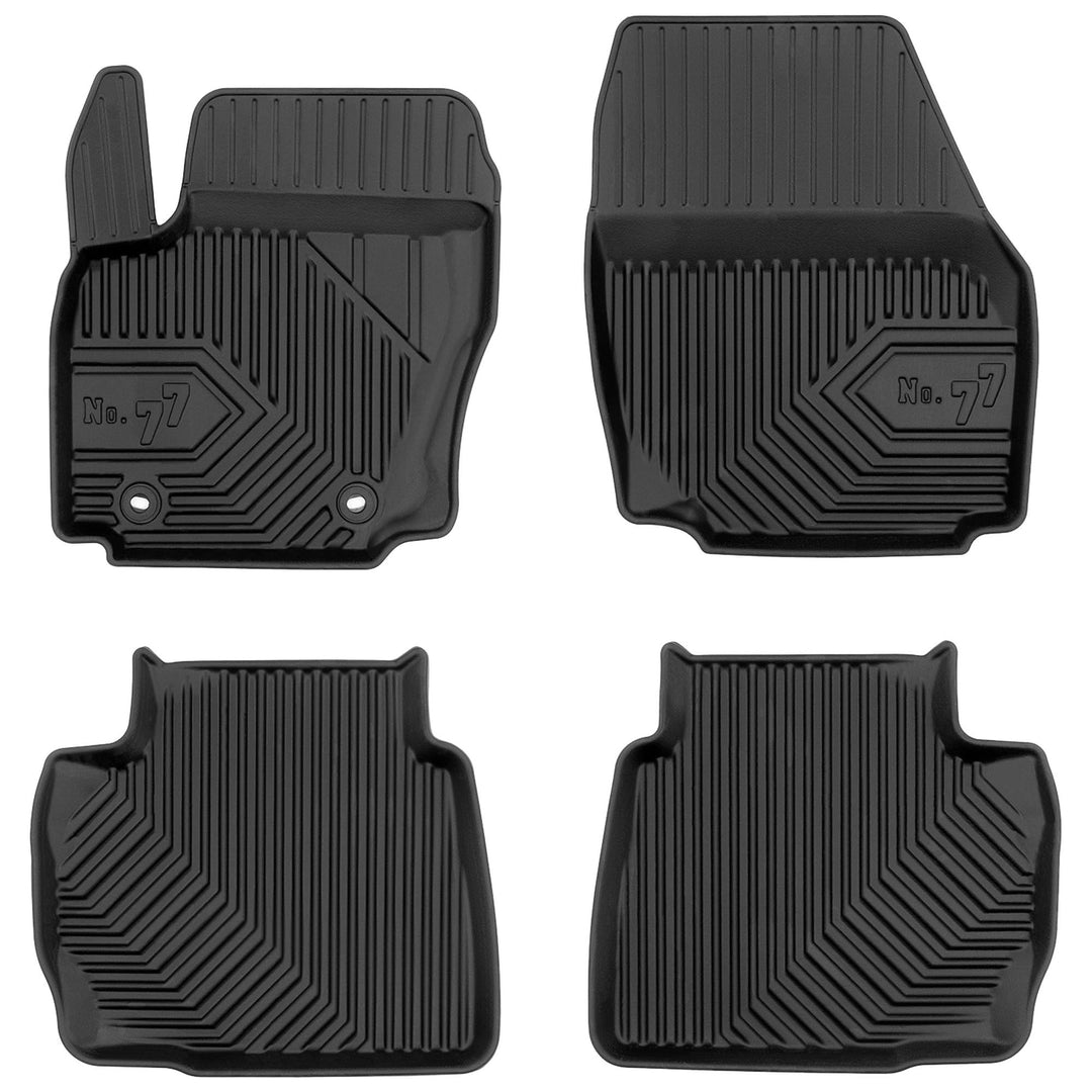 M MOTOS Gummimatten Auto Fussmatte passt für Ford Mondeo IV 2007-2014 Verbessern Sie Ihren Reisekomf