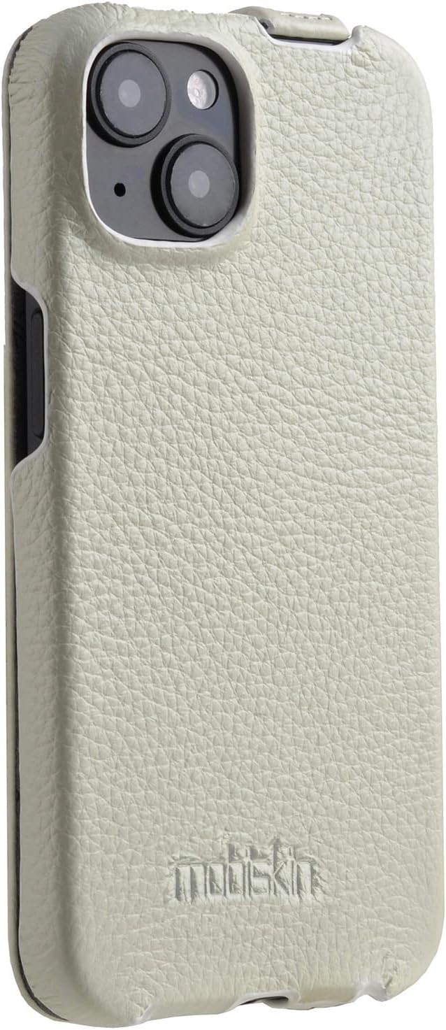 Mobiskin Hülle passend für Apple iPhone 14 (6,1 Zoll), Handyhülle mit beschichtetem Leder, Case, Sch