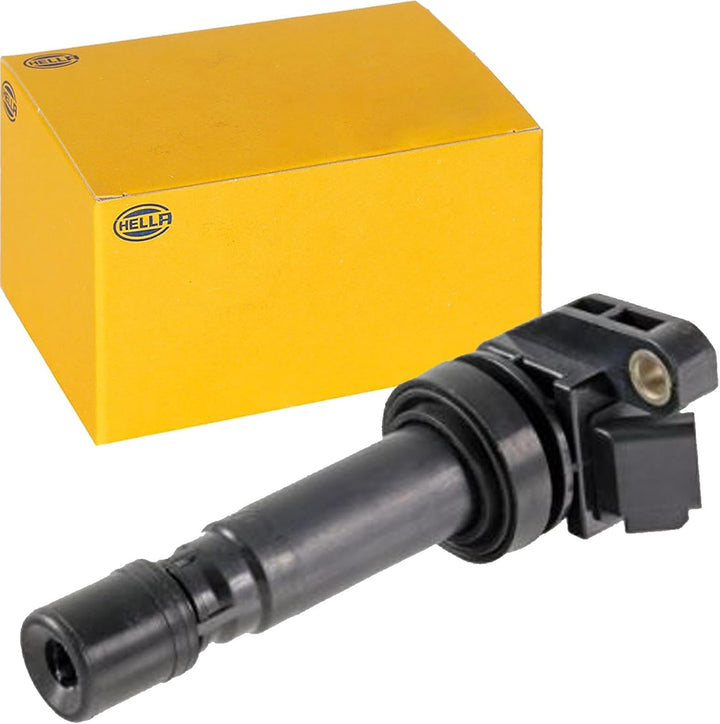 HELLA 5DA 358 057-331 Zündspule - 12V - 3-polig - Kerzenschachtzündspule - geschraubt