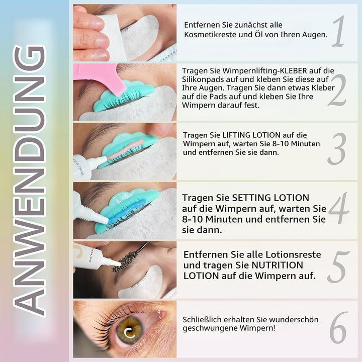 Libeauty Lash Lifting Set &amp; Wimpernlifting Set – Augenbrauen Lifting &amp; Wimpernlifting – Tubendesign