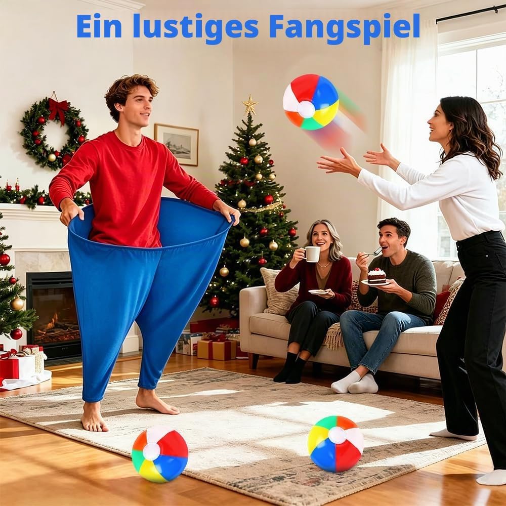 2 Stück Granny Pants Wurfspiel, Granny Pants Yard Game für Erwachsene und Kinder, mit 12 Hüpfbällen