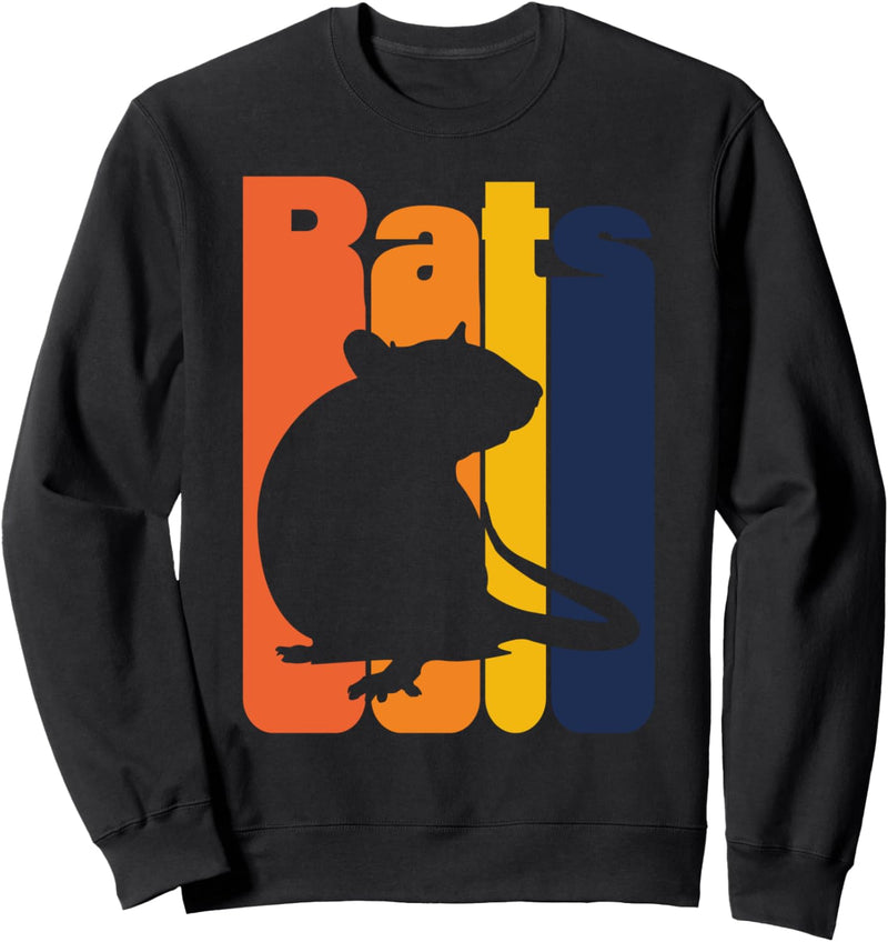 Lustiger Ratten Spruch | Farbratte für Rattenhalter | Retro Sweatshirt