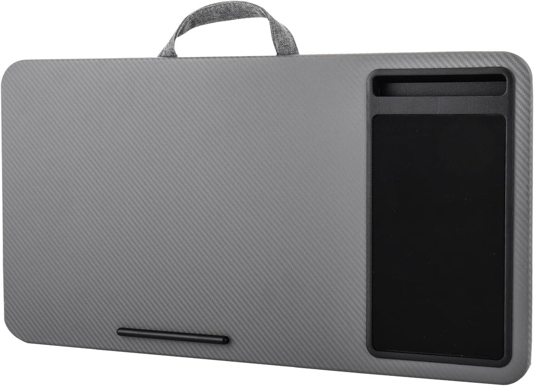 Laptop Lap Tray mit Kissen & Mauspad – Ergonomischer Laptop Tisch 57,5x30,5x6cm für Bett, Sofa & Bod