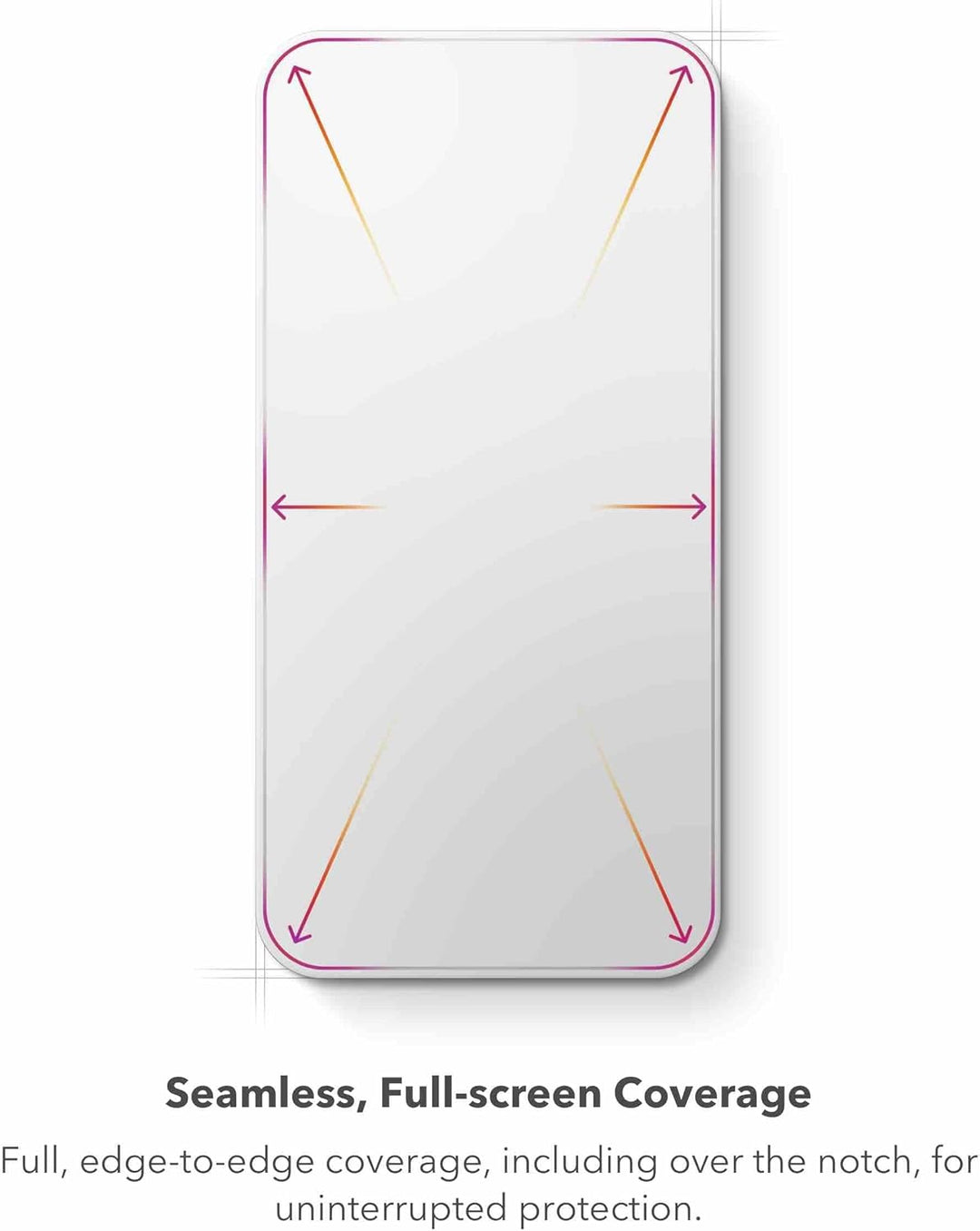 ZAGG InvisibleShield XTR2 Displayschutzfolie für iPhone 14 Pro Max – mit neuer Antireflex-Technologi