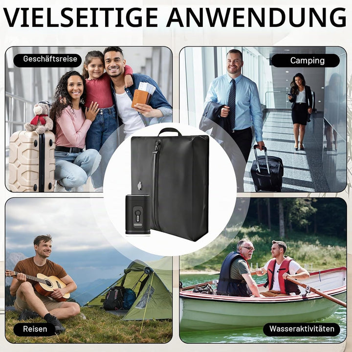 Vakuumbeutel TPU, Kompressionsbeutel mit Ventil für Pumpe oder manuelles, aus 70D Nylon, wasserdicht