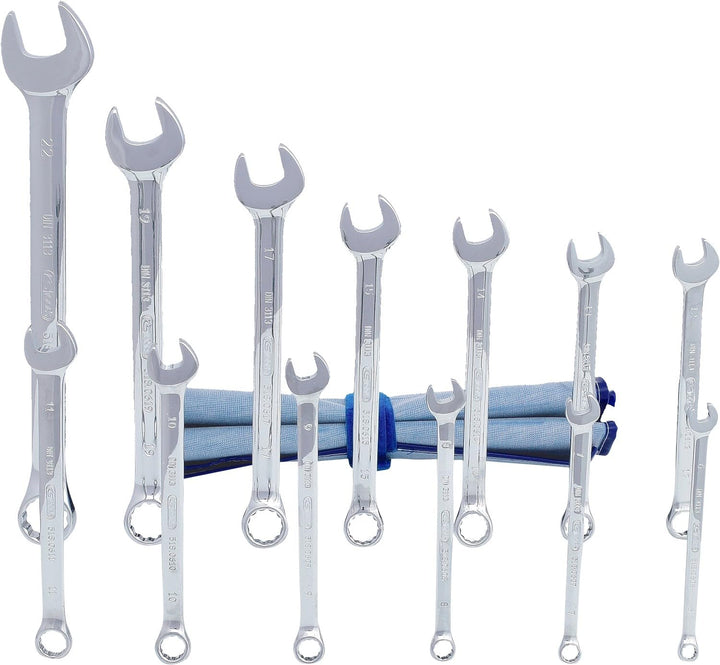 KS Tools 518.0643 CHROMEplus Ringmaulschlüssel-Satz, abgewinkelt, 13-tlg.