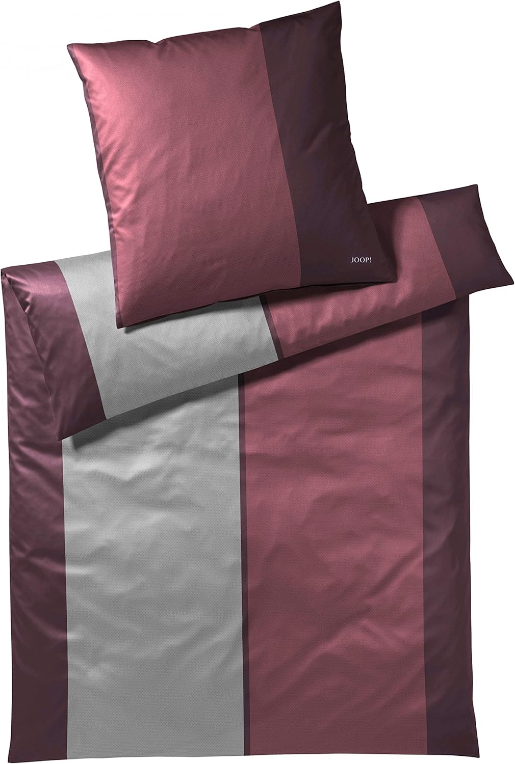 Joop! Bettwäsche Partition 4075 | 1 Maroon - 155 x 220, 155x220cm & 80x80cm