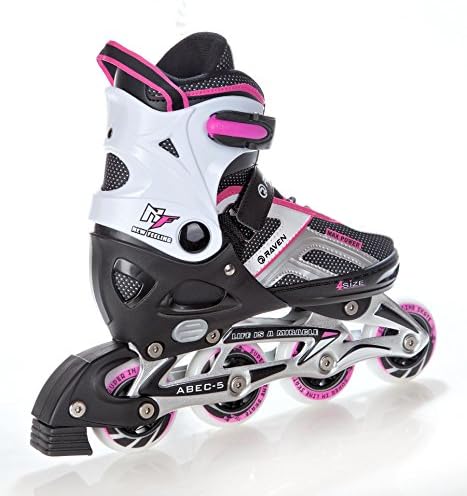 RAVEN Pulse 2in1 Schlittschuhe Inline Skates Inliner für Kinder und Erwachsene verstellbar 40-43 (25
