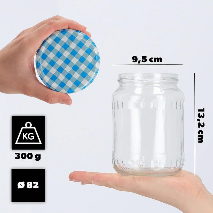 KADAX Einmachgläser, Marmeladengläser 720 ml, Einmachgläser mit Schraubdeckel, Gläser mit Schraubver