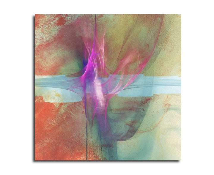 Modernes Wandbild Abstrakt031_60x60cm Abstrakte Kunst Kunstdruck auf Leinwand zeitlose Wohnraum Deko