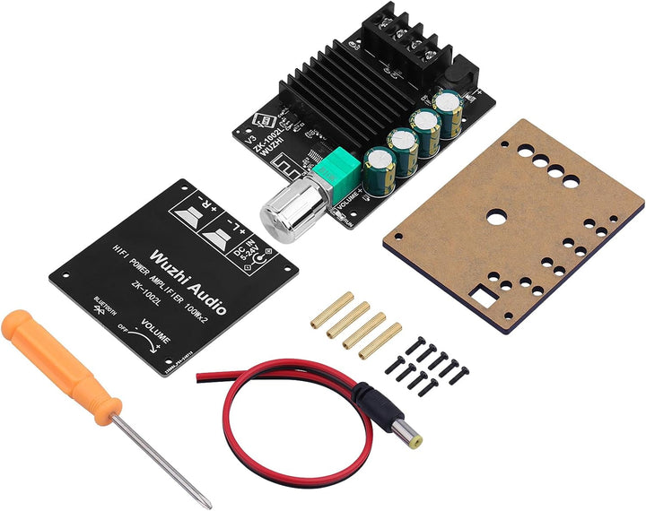 HiFi-Verstärker mit Bluetooth 5.0, ZK-1002L 2.0 Kanal 100W X 2 Stereo-Audioverstärker modul Mini-Lei