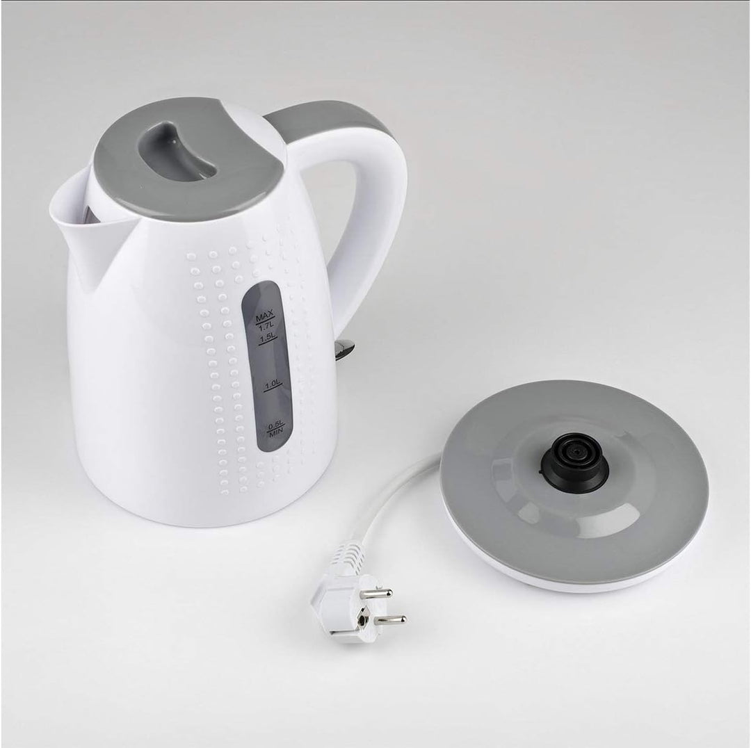 Girmi BL2201 Wasserkocher Cordless, 1.7 Lt, 2200W, Weiss Weiss-grau, Weiß-grau
