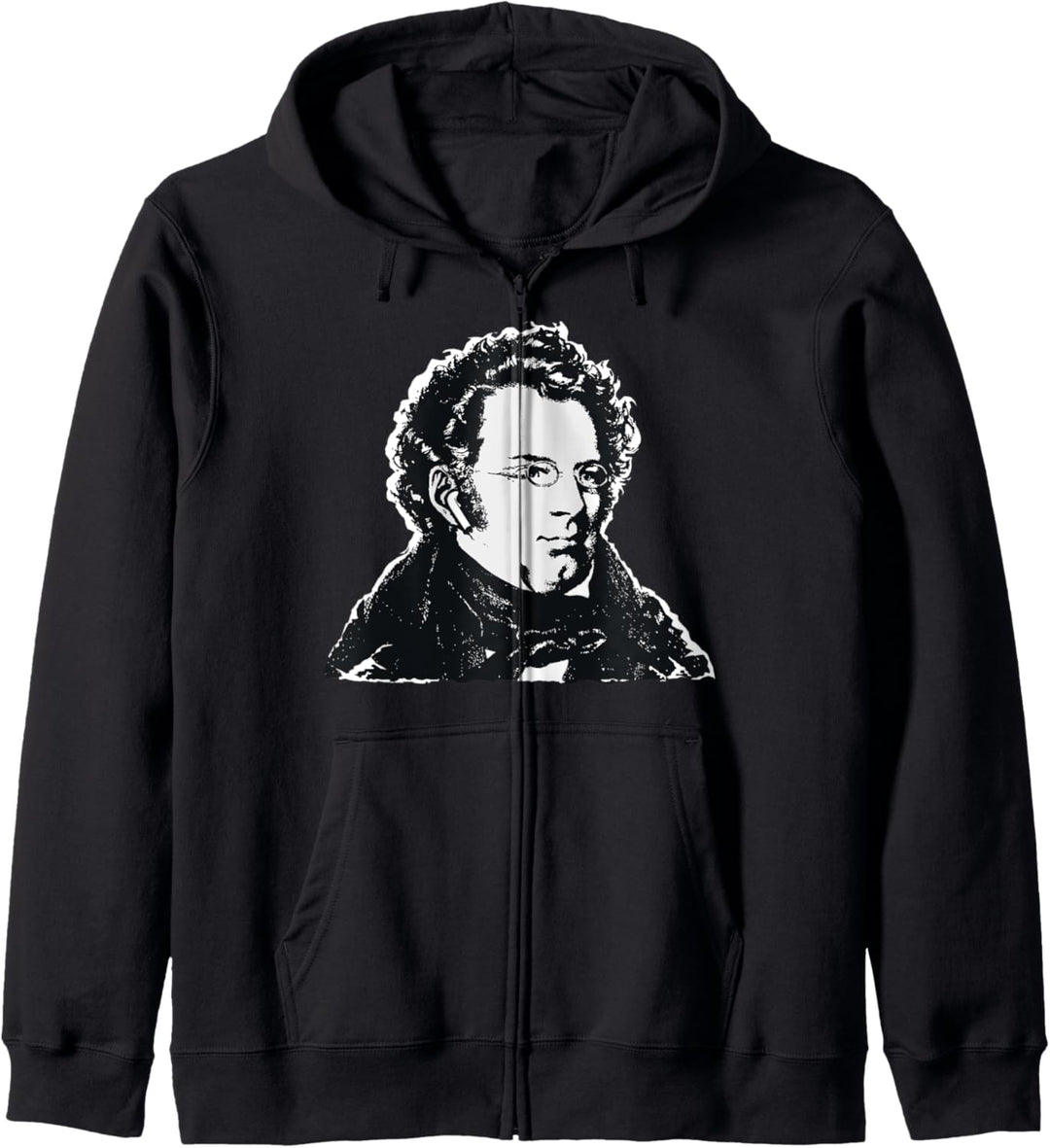 Franz Schubert Klassische Musikkomponisten-Ohrhörer Kapuzenjacke