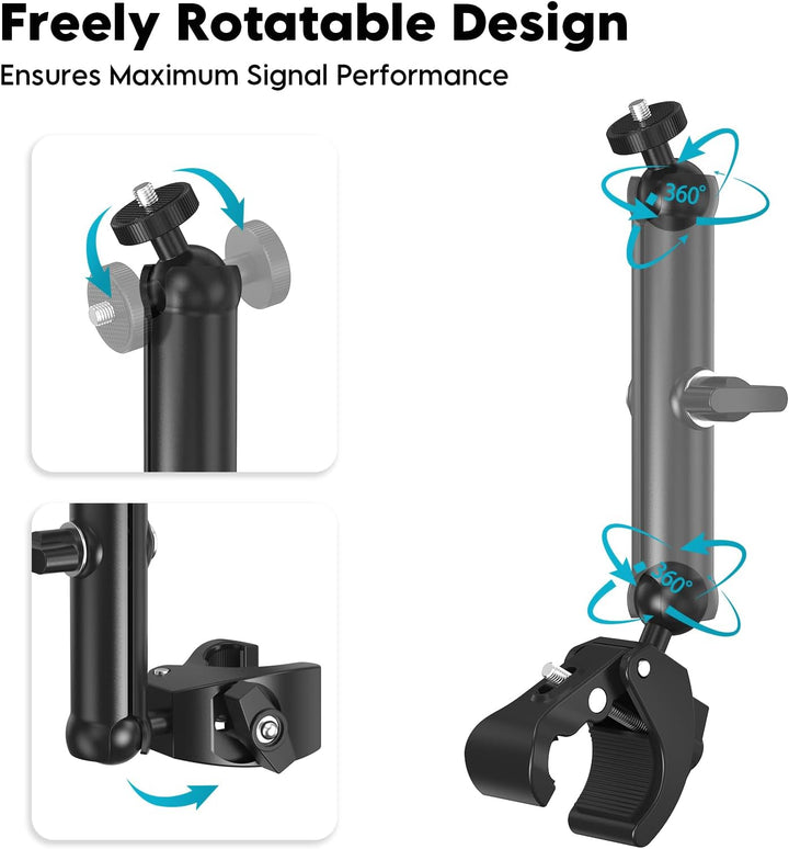 XLTTYWL 2025 Starlink Mini-Stativhalterung, Aluminium-Adapter für Starlink Mini-Antenne mit 1/4"-20