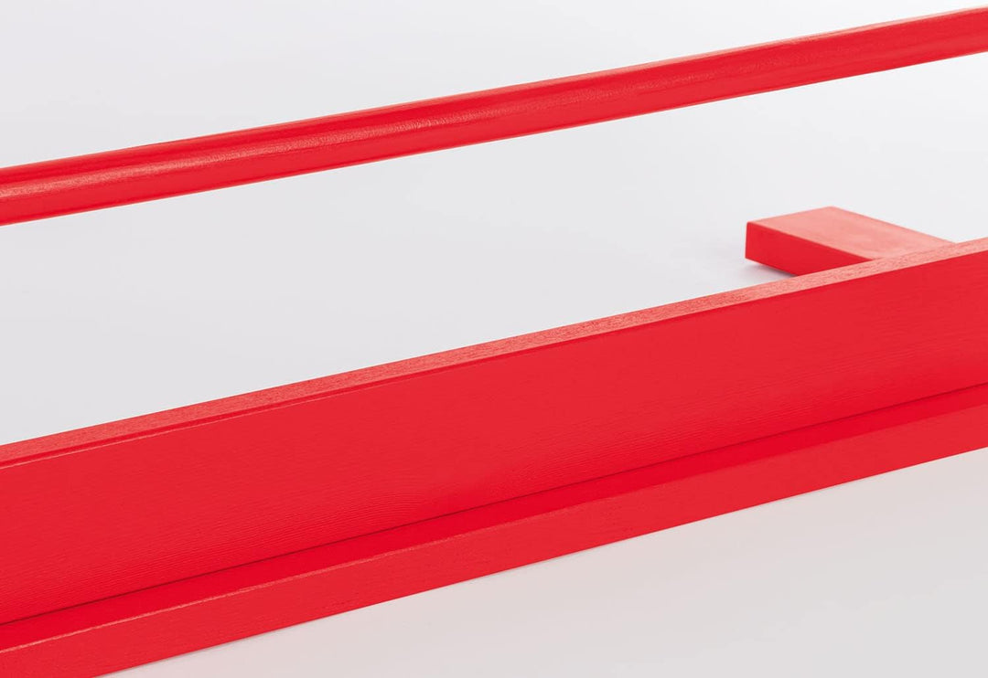 PINOLINO Hindernishürde Hoppe, Weiss/Rot, 1 Stück, Koordinationstraining – Ideal für Steckenpferd-Re