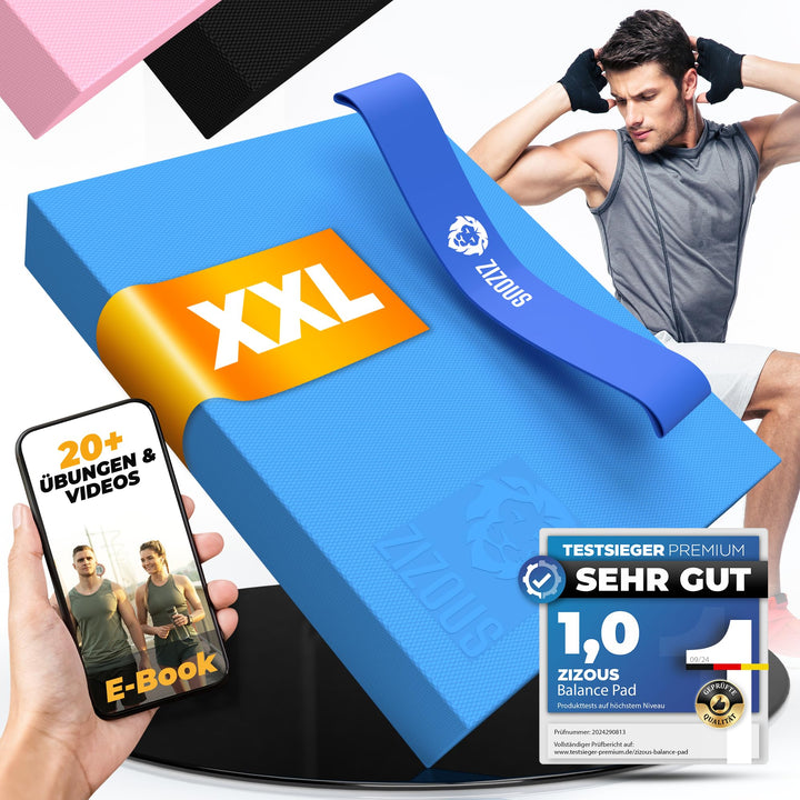 Balance Pad - Premium Balance Kissen für Gleichgewichtsübungen - Rutschfestes Balancekissen Physioth