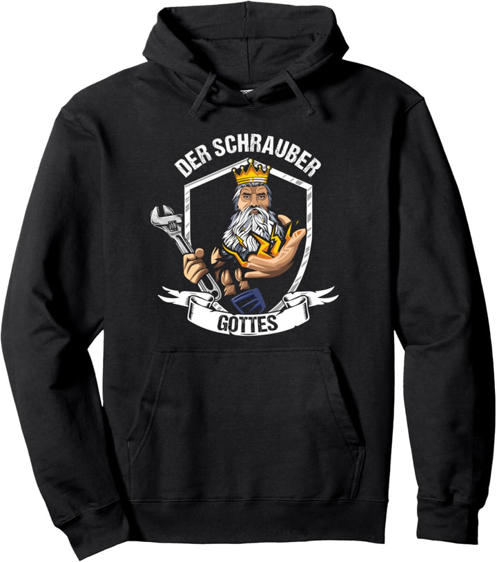 Der Schrauber Gottes KFZ Mechaniker Auto Schrauber Geschenk Pullover Hoodie