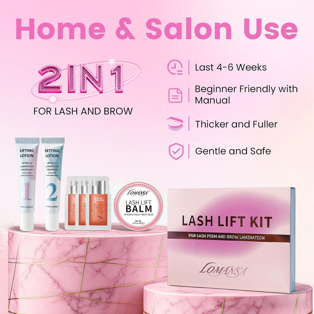 Wimpernlifting Set, Lash Lifting Set, Augenbrauen Lifting