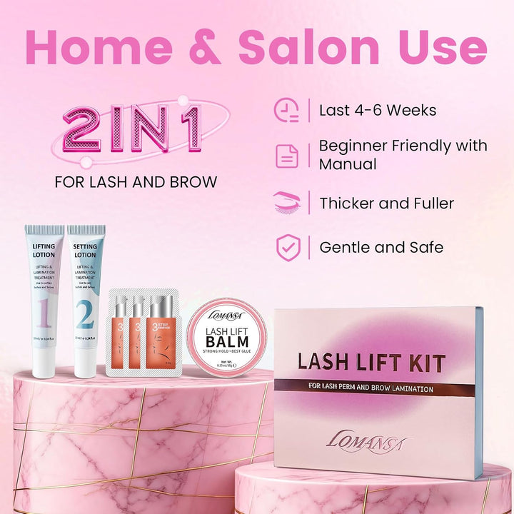 Wimpernlifting Set, Lash Lifting Set, Augenbrauen Lifting