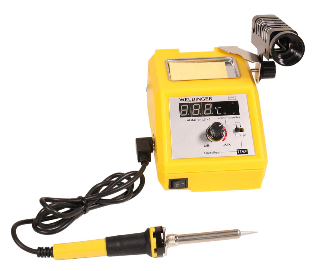 WELDINGER Elektronische Lötstation LS 48 150°- 420° C stufenlos regelbar 48 W 5 Jahre Garantie Einze