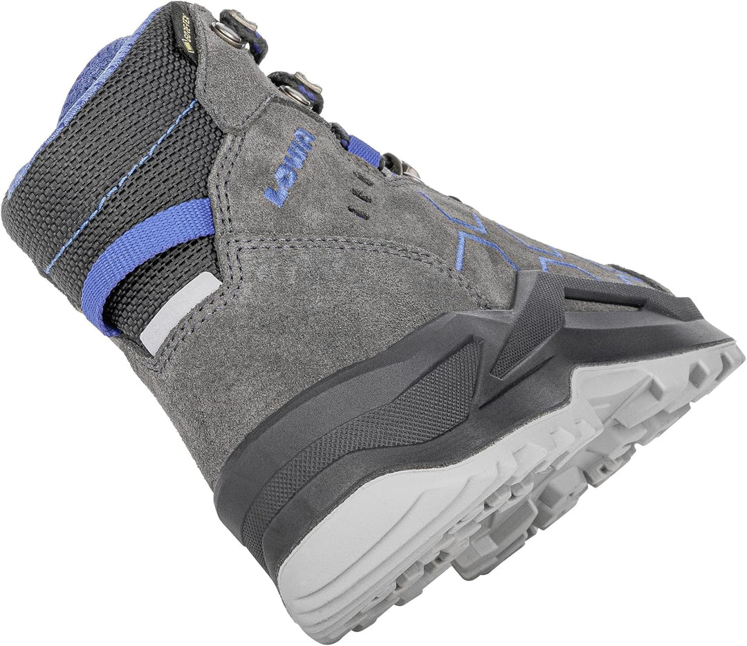 LOWA Stiefel mittel KODY EVO GTX MID JUNIOR 29 EU Anthrazit Blau, 29 EU Anthrazit Blau