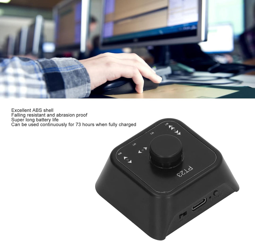 Bluetooths Multimedia-Controller BT Page Turner Wiederaufladbares Kabelloses Page Turner-Pedal für E