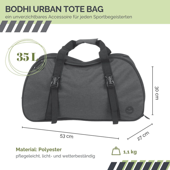Bodhi Sporttasche | Ideal zum Yoga &amp; als Weekender | Gym &amp; Fitness Tasche | Reisetasche | Unisex | i