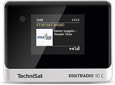 TechniSat DIGITRADIO 10 C - DAB+ Digitalradio Adapter (Farb-Display, Bluetooth, Fernbedienung, Wecke