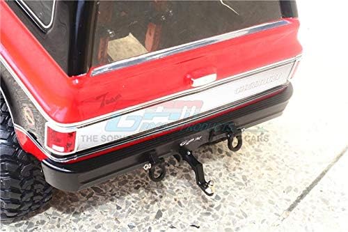 GPM Aluminium Rear Bumper Mount + D-Rings + Tow Hook for Traxxas TRX-4 Chevrolet K5 Blazer (82076-4)