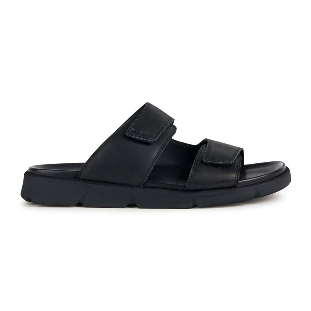 Geox Herren U Xand 2s Sandal 44 EU Schwarz, 44 EU Schwarz