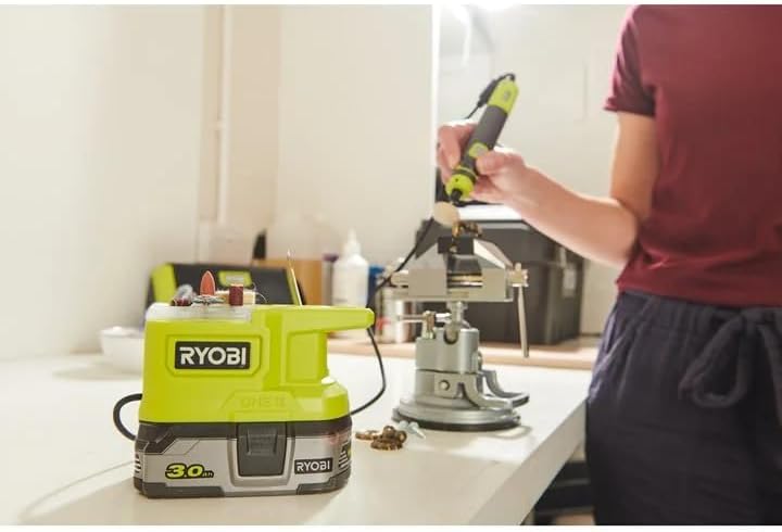 RYOBI 18 V ONE+ Akku-Rotationswerkzeug RRT18-0 (Maximaler Spanndurchmesser 3,2 mm, Leerlaufdrehzahl